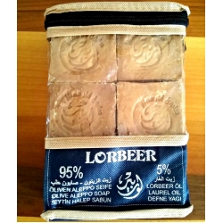 LORBEER Aleppo soap Silver Bag 5% Laurel oil & 95% Olive oil